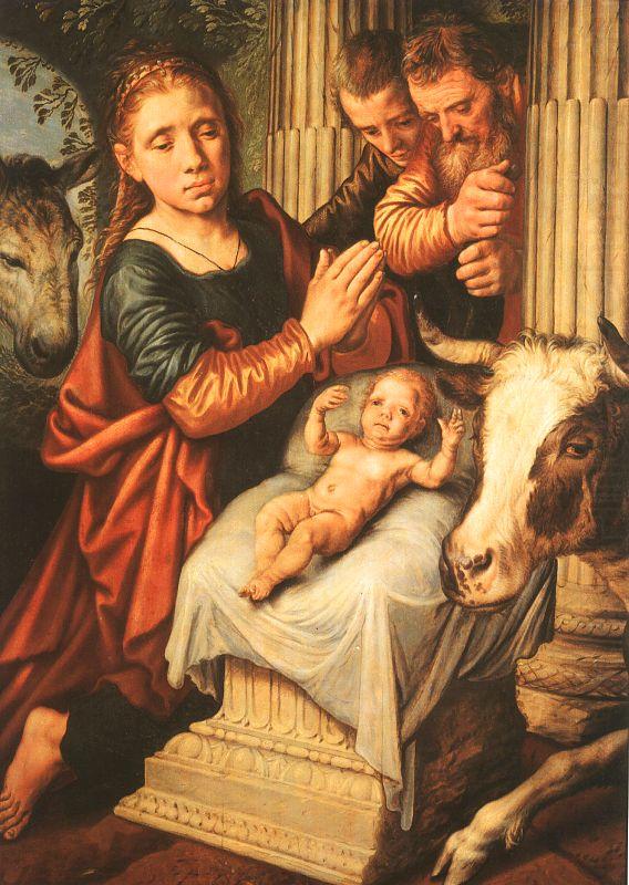 Pieter Aertsen The Adoration of the Shepherds china oil painting image